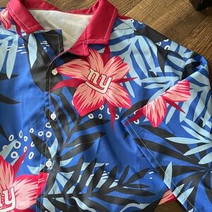 NY Giants Hawaiian Shirt
